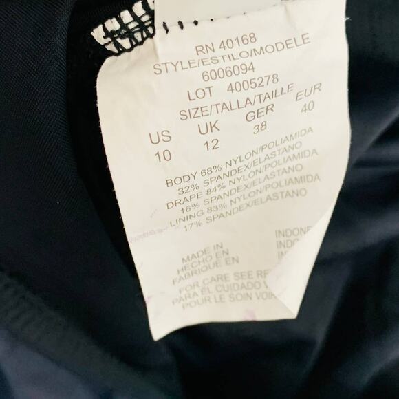 Miraclesuit Plot Twist Valerie One Piece Swimsuit 6006094 Size 10 NEW Black - Picture 11 of 13